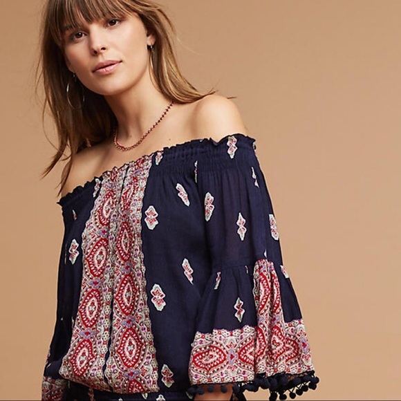 Anthropologie Pants - Anthropologie Lilka Vada Off The Shoulder Romper L